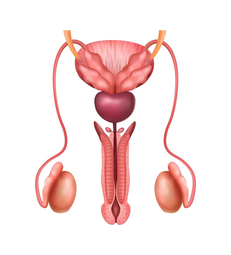 realistic male genitals human reproductive